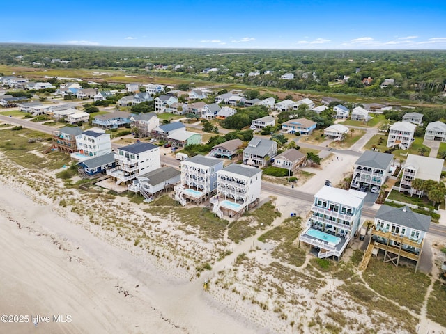926 E Beach Dr, Oak Island, NC 28465 - aerial perspective of suburban area with local beach
