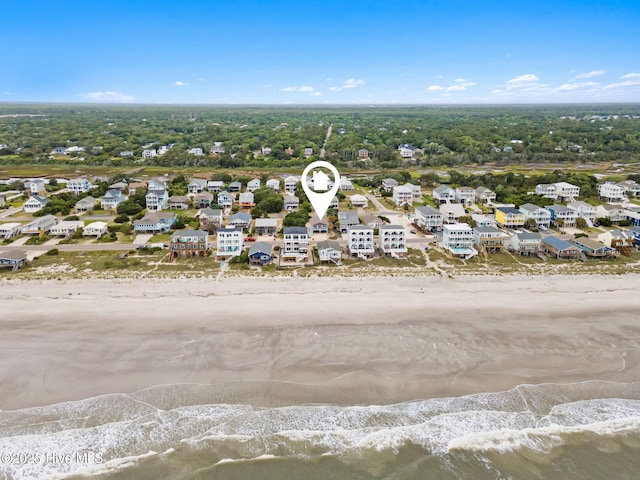 926 E Beach Dr, Oak Island, NC 28465 - aerial view of residential area featuring extended coastline