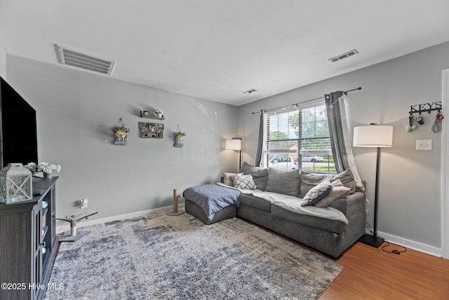 24 Donnell, Havelock, NC 28532 - living area with baseboards and wood finished floors