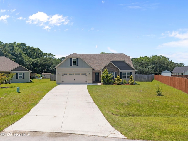 202 Leeward Lndg, Holly Ridge, NC 28445 - craftsman-style home with concrete driveway and a garage
