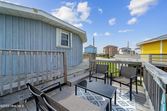 3045 Island Dr, North Topsail Beach, NC 28460 - deck with a residential view
