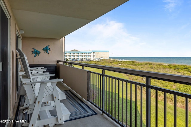 331 Salter Path Rd Unit 211, Pine Knoll Shores, NC 28512 - balcony with a water view