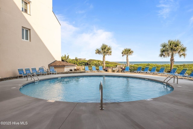331 Salter Path Rd Unit 211, Pine Knoll Shores, NC 28512 - community pool with a patio