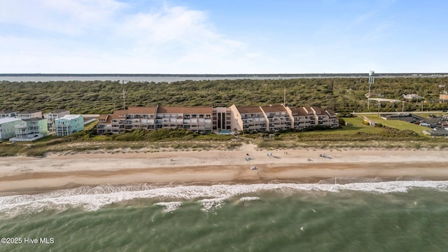 331 Salter Path Rd Unit 211, Pine Knoll Shores, NC 28512 - bird's eye view of unending shoreline and a heavily wooded area