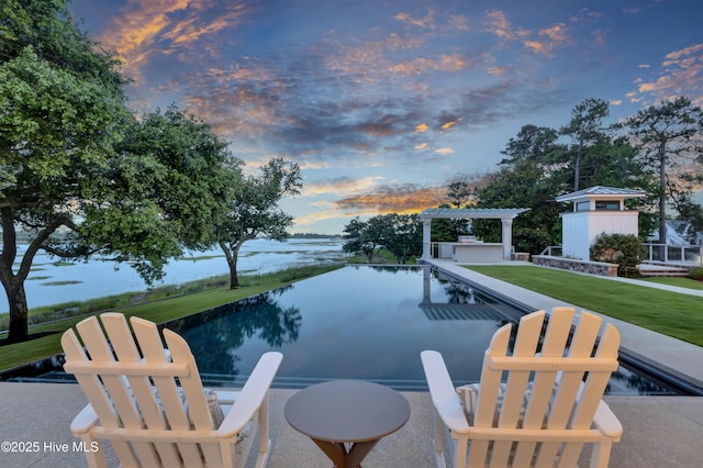 1064 Ocean Ridge Dr, Wilmington, NC 28405 - view of pool with a water view