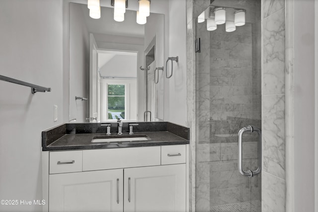 1064 Ocean Ridge Dr, Wilmington, NC 28405 - bathroom with a shower stall and vanity
