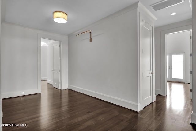 1064 Ocean Ridge Dr, Wilmington, NC 28405 - empty room with dark wood-style floors and baseboards