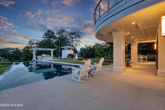 1064 Ocean Ridge Dr, Wilmington, NC 28405 - view of patio with an outdoor pool