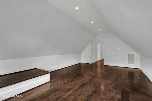 1064 Ocean Ridge Dr, Wilmington, NC 28405 - bonus room with lofted ceiling, wood finished floors, recessed lighting, and baseboards