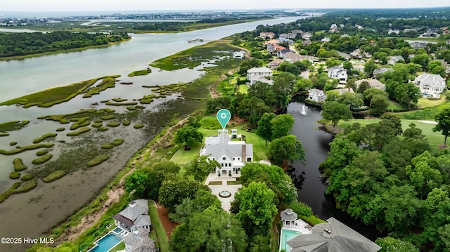1064 Ocean Ridge Dr, Wilmington, NC 28405 - aerial view of residential area featuring a nearby body of water