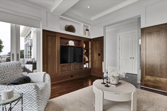1064 Ocean Ridge Dr, Wilmington, NC 28405 - living area featuring dark wood-style floors