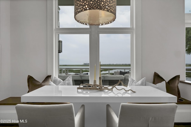 1064 Ocean Ridge Dr, Wilmington, NC 28405 - dining area featuring healthy amount of natural light and a water view