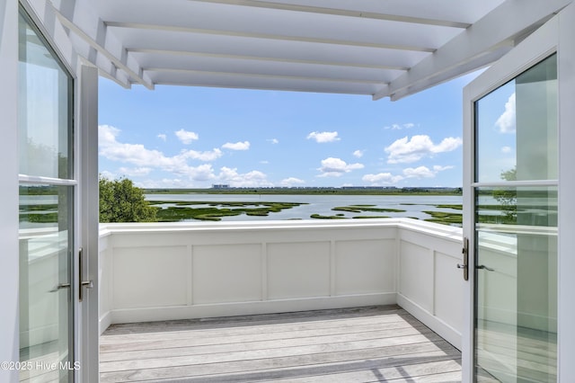1064 Ocean Ridge Dr, Wilmington, NC 28405 - balcony featuring a water view