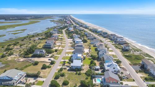 6707 Kings Lynn Dr, Oak Island, NC 28465 - bird's eye view of expansive coastline