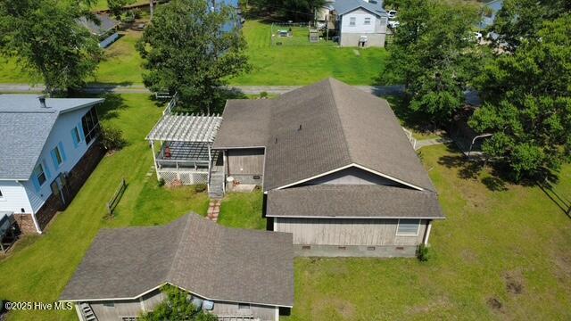 258 Hideaway Rd, Belhaven, NC 27810 - aerial view of property and surrounding area