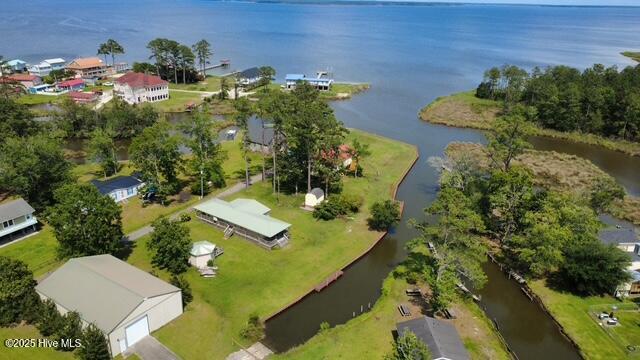 258 Hideaway Rd, Belhaven, NC 27810 - drone / aerial view of a nearby body of water