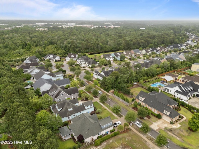 712 Tanbridge Rd, Wilmington, NC 28405 - aerial view of residential area featuring a forest