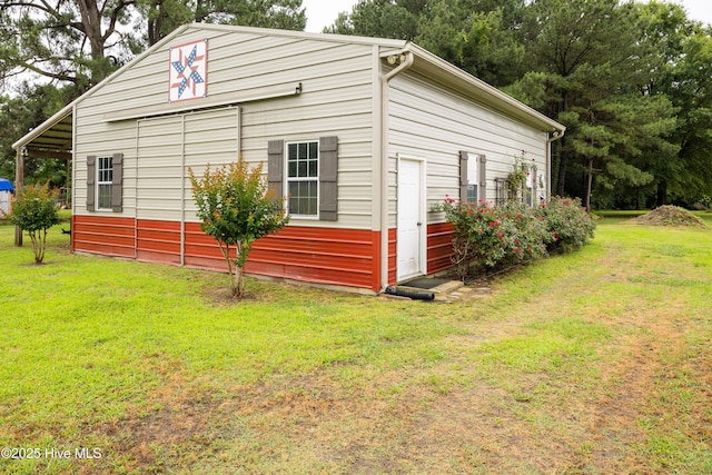 844 E Darden Rd, Faison, NC 28341 - view of home's exterior featuring a lawn