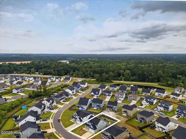 5735 Orchardgrass Rd, Leland, NC 28451 - aerial view of residential area with property parcel outlined