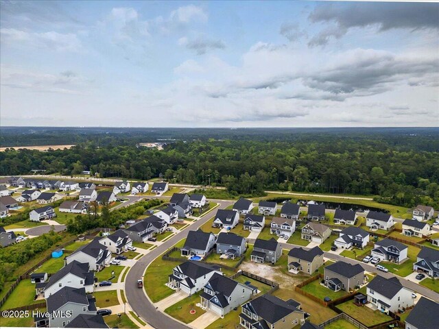 5735 Orchardgrass Rd, Leland, NC 28451 - aerial view of property and surrounding area with nearby suburban area