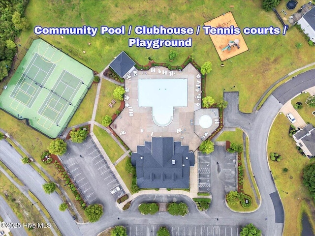 5735 Orchardgrass Rd, Leland, NC 28451 - aerial view of property and surrounding area