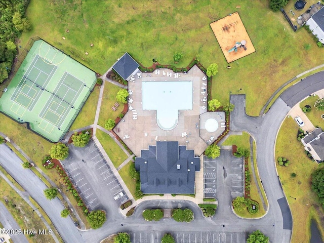 5735 Orchardgrass Rd, Leland, NC 28451 - aerial view of property and surrounding area