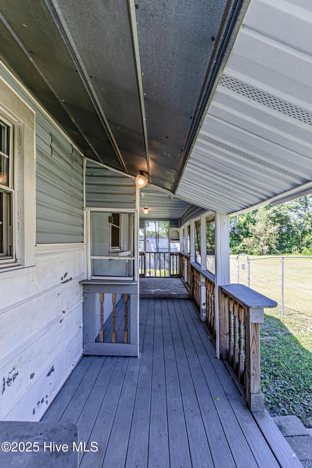 105 Queens Rd, Jacksonville, NC 28540 - view of wooden terrace