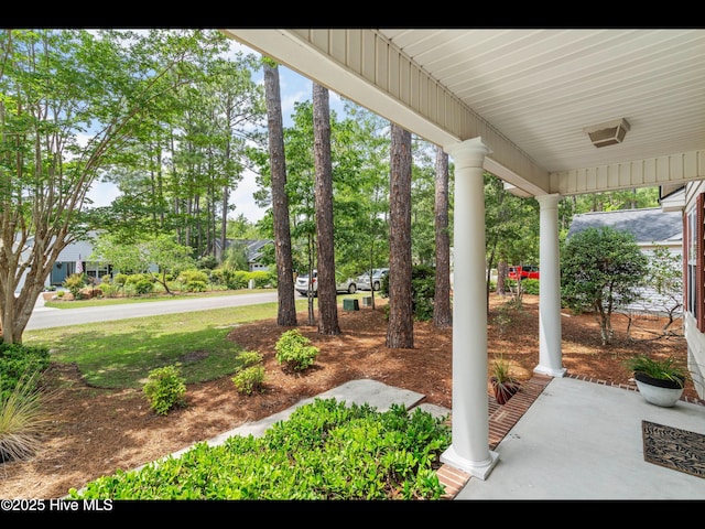 4043 Brick Path Ln SE, Southport, NC 28461 - view of covered porch