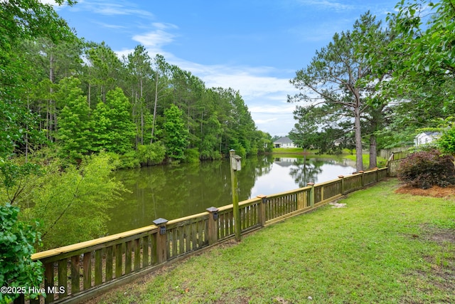 280 Coralstone Ct, Leland, NC 28451 - view of yard with a water view