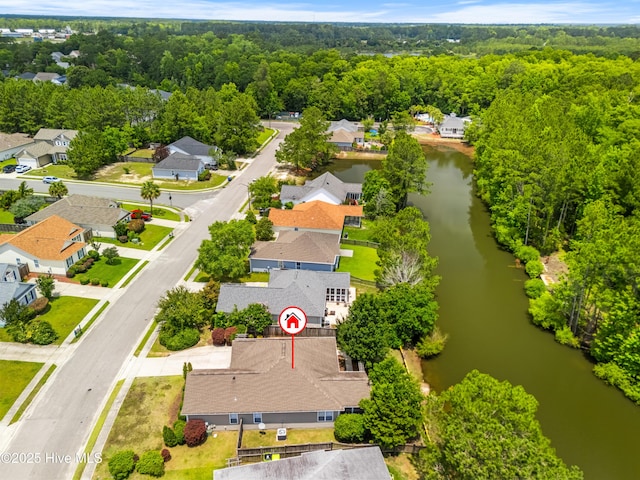 280 Coralstone Ct, Leland, NC 28451 - aerial view of residential area with a nearby body of water
