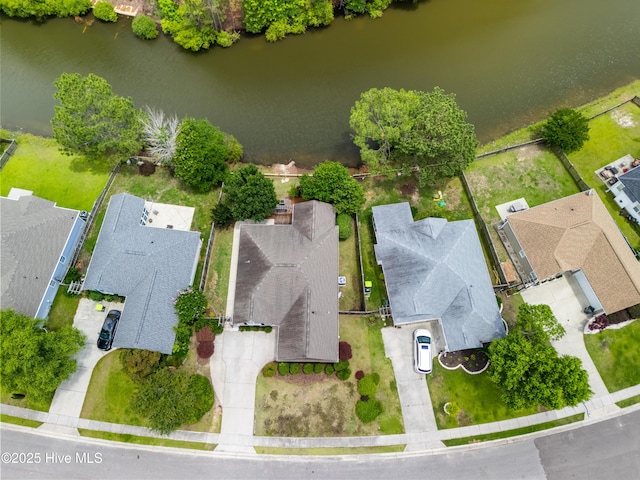 280 Coralstone Ct, Leland, NC 28451 - aerial perspective of suburban area featuring a large body of water