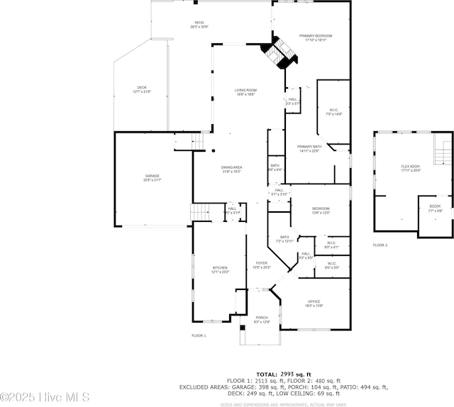 2021 Seawind Ln, Wilmington, NC 28405 - room layout