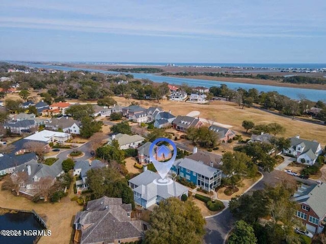 2021 Seawind Ln, Wilmington, NC 28405 - aerial perspective of suburban area with a large body of water
