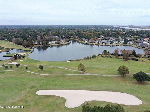 2021 Seawind Ln, Wilmington, NC 28405 - bird's eye view of a large body of water and a local golf course