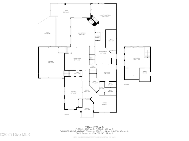 2021 Seawind Ln, Wilmington, NC 28405 - floor plan / room layout