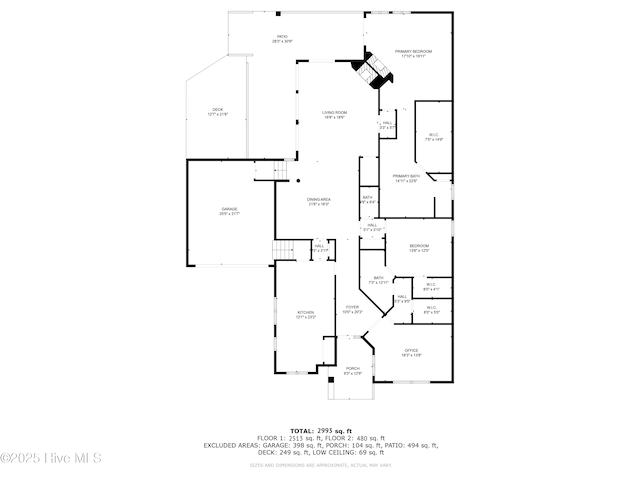2021 Seawind Ln, Wilmington, NC 28405 - property floor plan