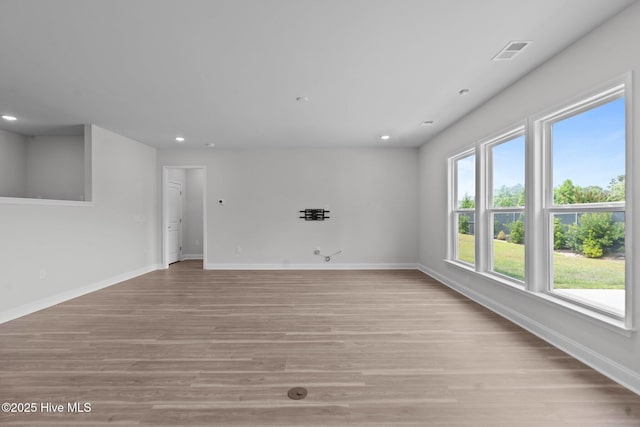 81 Eagle Claw Dr, Calabash, NC 28467 - spare room with baseboards, recessed lighting, and light wood finished floors