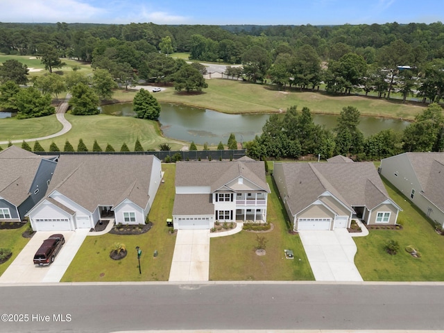 81 Eagle Claw Dr, Calabash, NC 28467 - aerial perspective of suburban area featuring a large body of water
