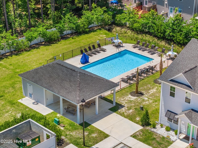 2 Catalina Cir, Swansboro, NC 28584 - drone / aerial view of a pool area
