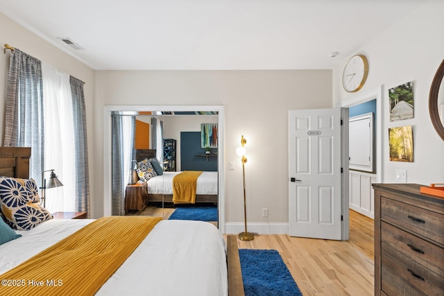 3108 Rivendell Pl, Wilmington, NC 28411 - bedroom featuring light wood-style flooring and baseboards