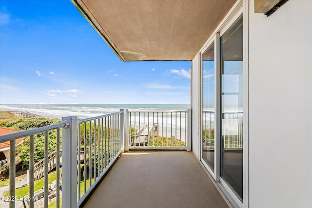 2000 New River Inlet Rd Unit 1208, North Topsail Beach, NC 28460 - balcony with view of water and beach