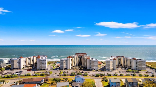 2000 New River Inlet Rd Unit 1208, North Topsail Beach, NC 28460 - drone / aerial view of a large body of water and apartment complex
