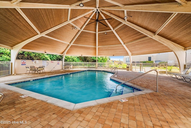 2000 New River Inlet Rd Unit 1208, North Topsail Beach, NC 28460 - indoor community pool with a patio and a gazebo