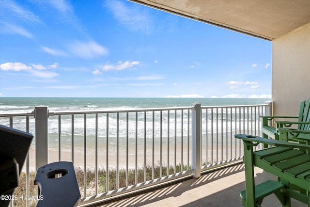 2000 New River Inlet Rd Unit 1208, North Topsail Beach, NC 28460 - balcony with view of water and beach