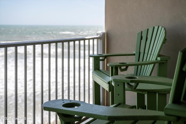 2000 New River Inlet Rd Unit 1208, North Topsail Beach, NC 28460 - balcony featuring a water view