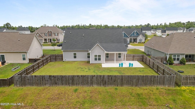 1005 Flounder Run, New Bern, NC 28562 - rear view of property with a residential view and a patio area