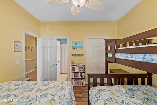 4256 Anderson Dr SE, Southport, NC 28461 - bedroom featuring wood finished floors and baseboards