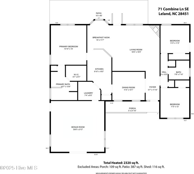 71 Combine Ln SE, Leland, NC 28451 - bathroom featuring vanity, toilet, and wood finished floors