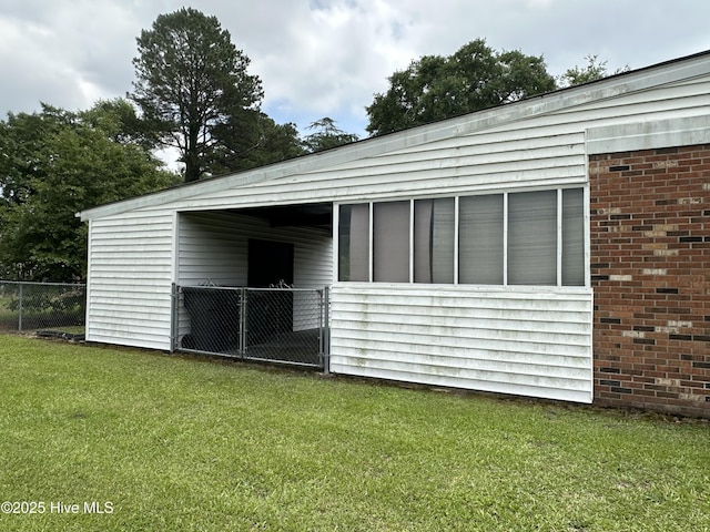 2611 Lisa Ln, Goldsboro, NC 27534 - view of side of property featuring brick siding