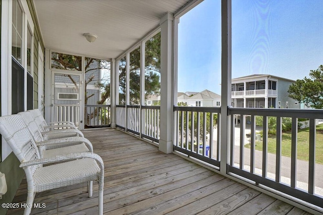 421 30th St, Sunset Beach, NC 28468 - unfurnished sunroom with plenty of natural light